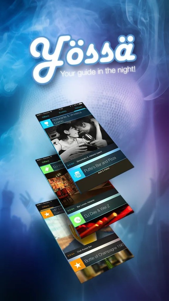 Yössä venues and events